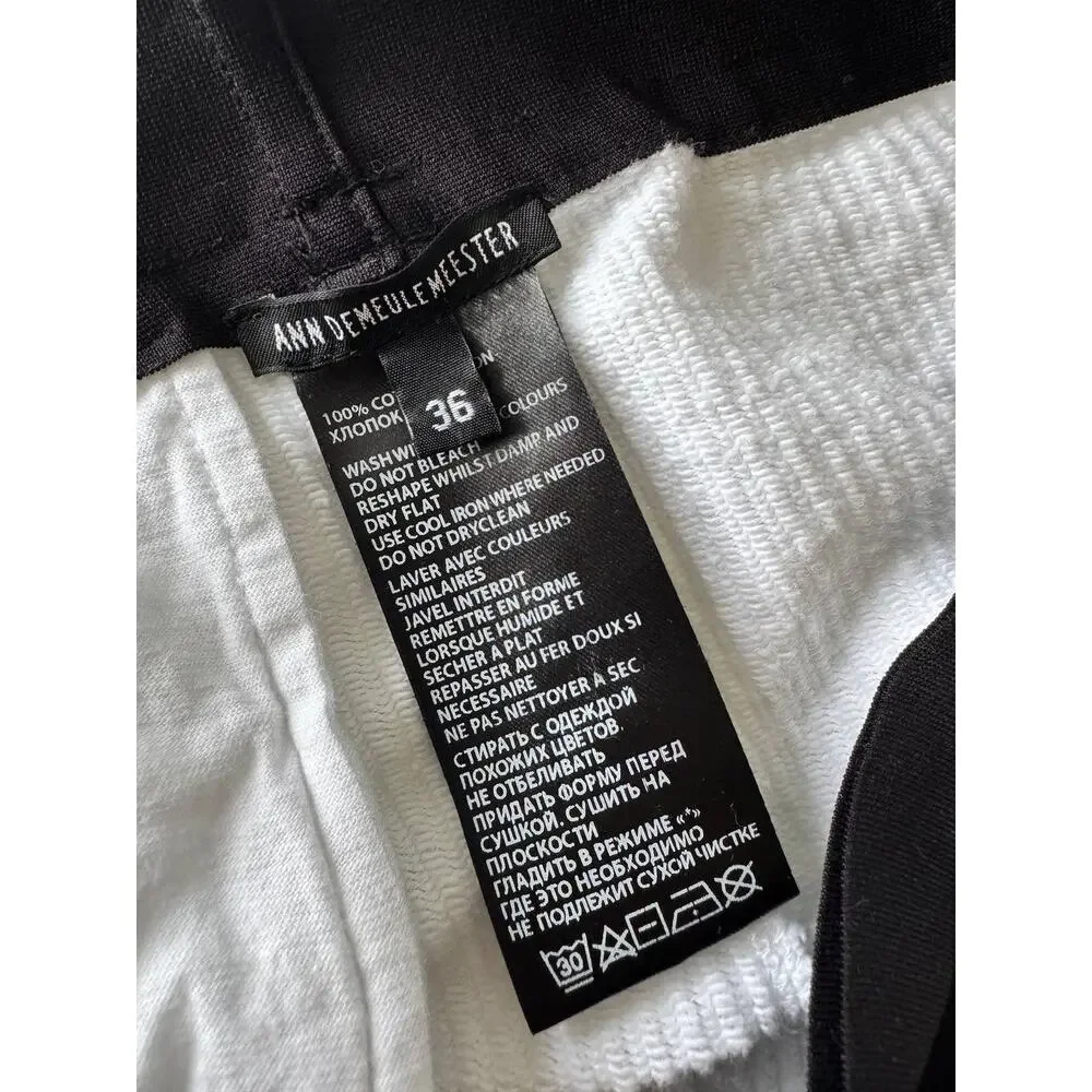 Ann Demeulemeester Ribbed Cotton Lounge Pants